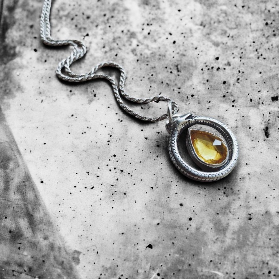 Joyas Delacons Joyas | Colgante Ouroboros Yellowsun