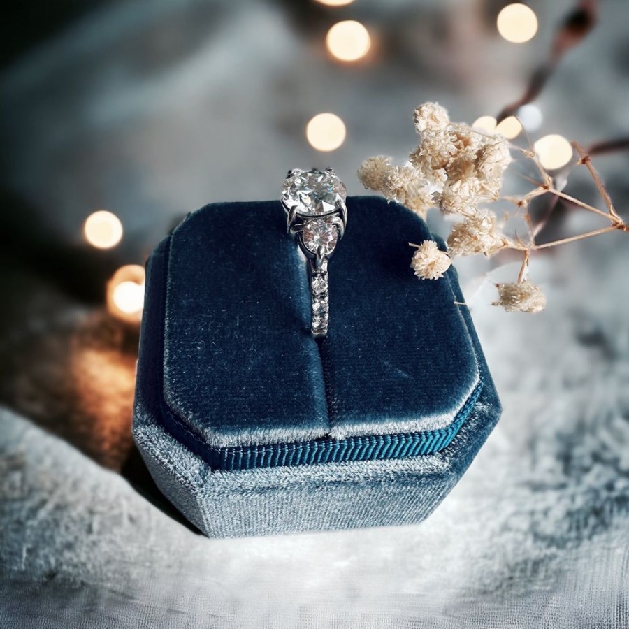 Joyas Delacons Joyas | Anillo Charlotte - Moissanitas