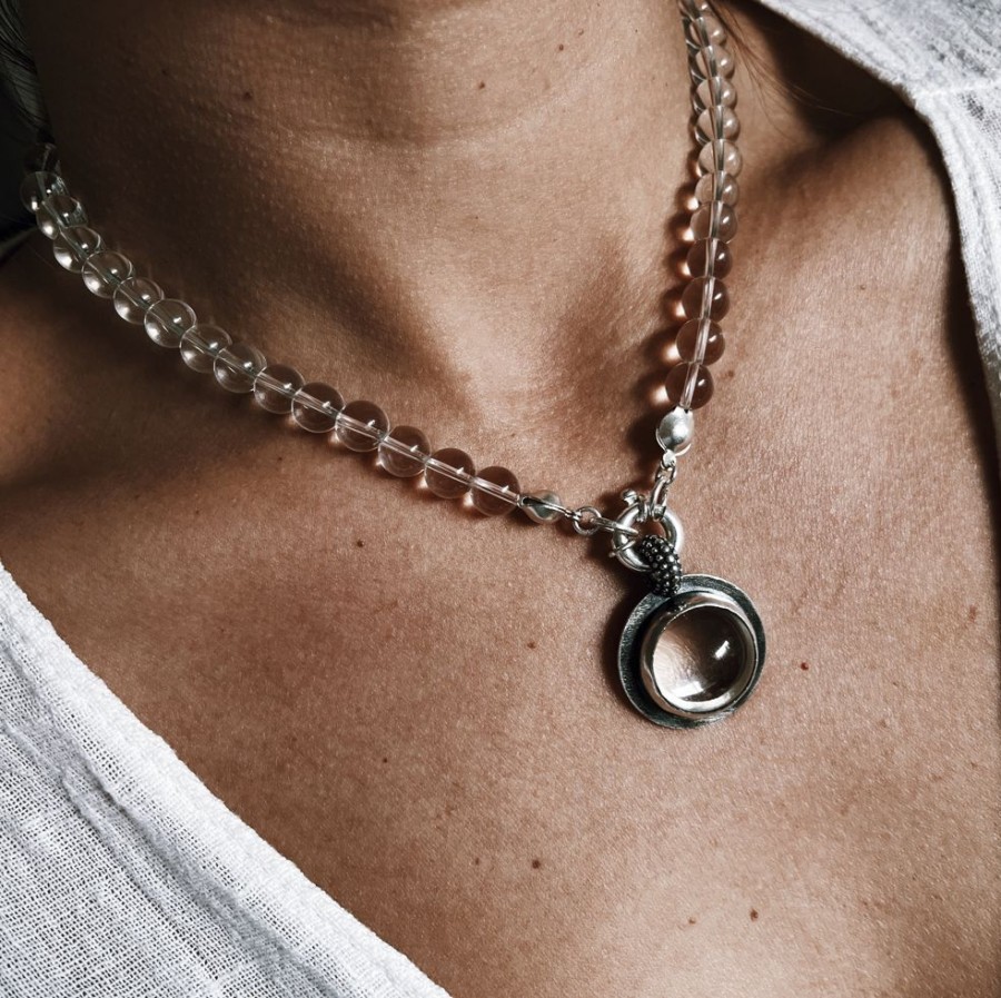 Joyas Delacons Joyas | Collar Rocking Balls Cuarzo