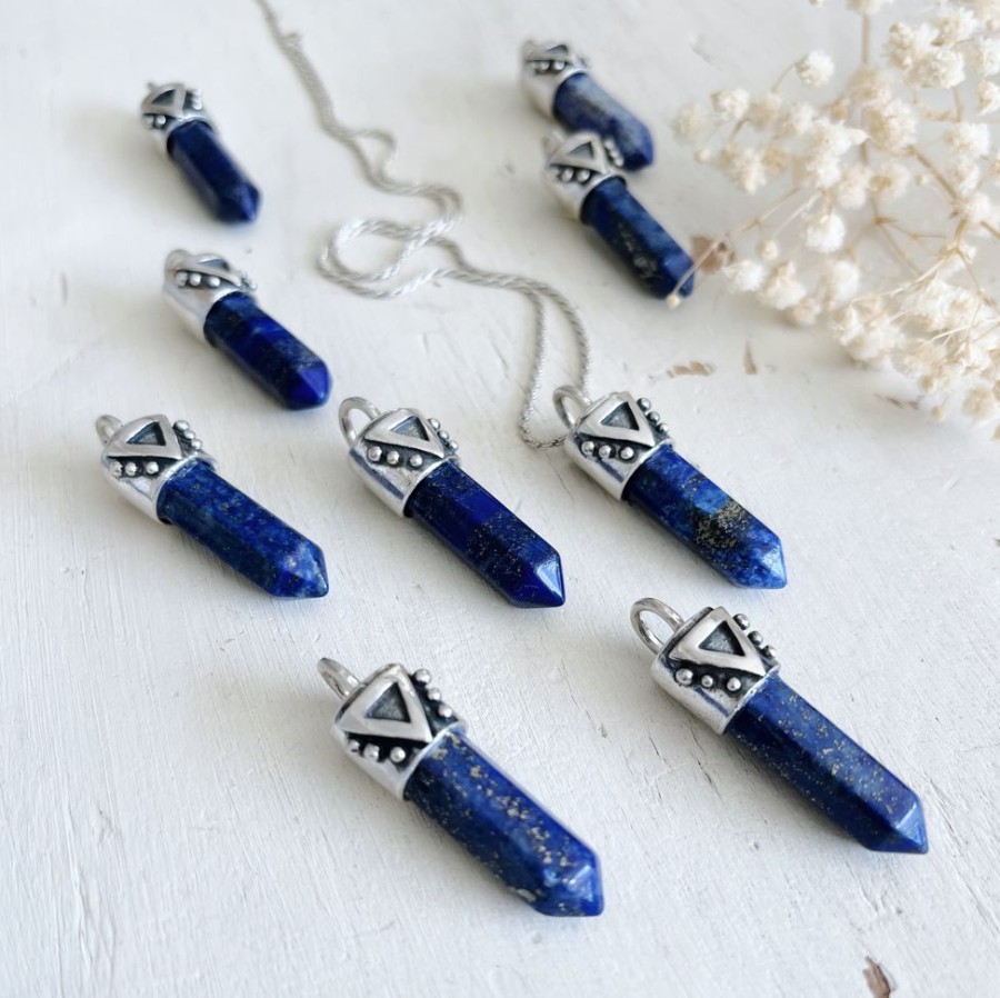 Joyas Delacons Joyas | Colgante Cuarzini M Lapiz Lazuli