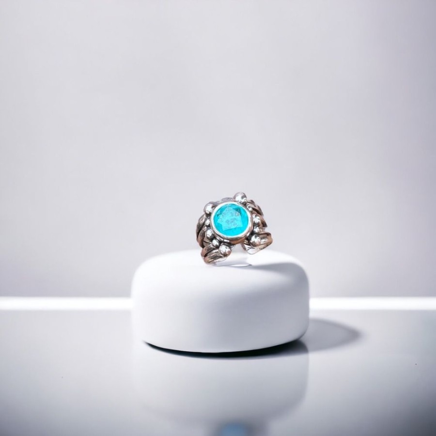 Joyas Delacons Joyas | Anillo Red Turmalina Paraiba