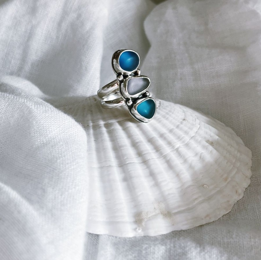 Joyas Delacons Joyas | Anillo Amalfi Sea Glass - 2