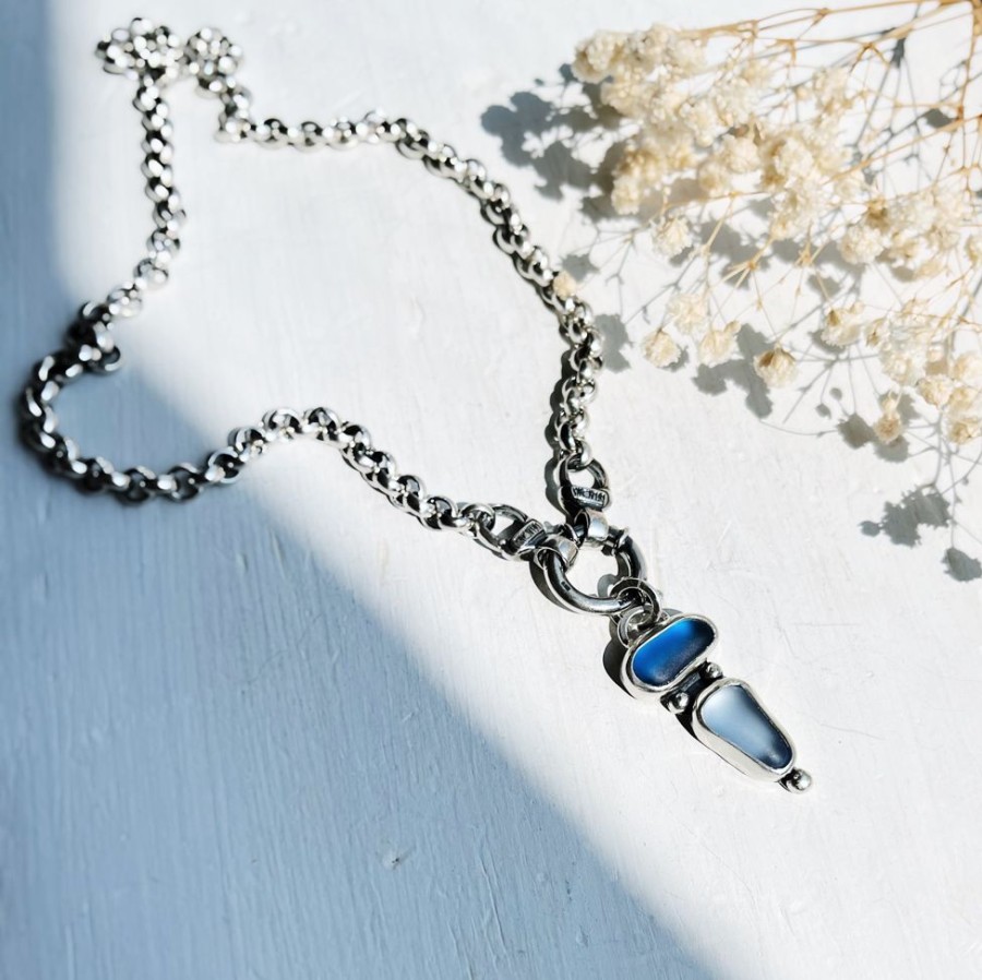 Joyas Delacons Joyas | Colgante Amalfi - Sea Glass 1